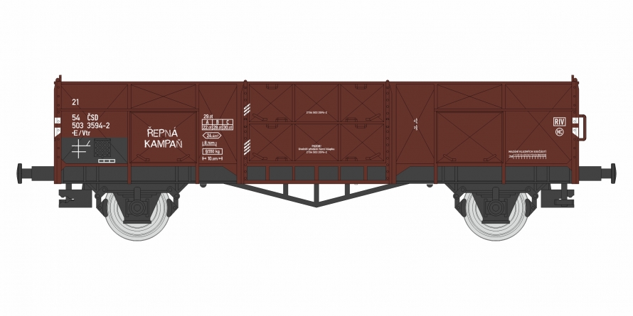 Otevřený vůz Vtr řepná kampaň