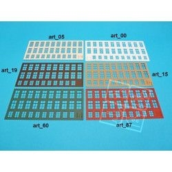 Okenní sestava velká - červená