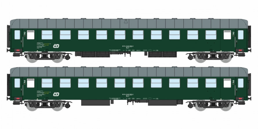 Osobní vůz BP-k 4dv ČD