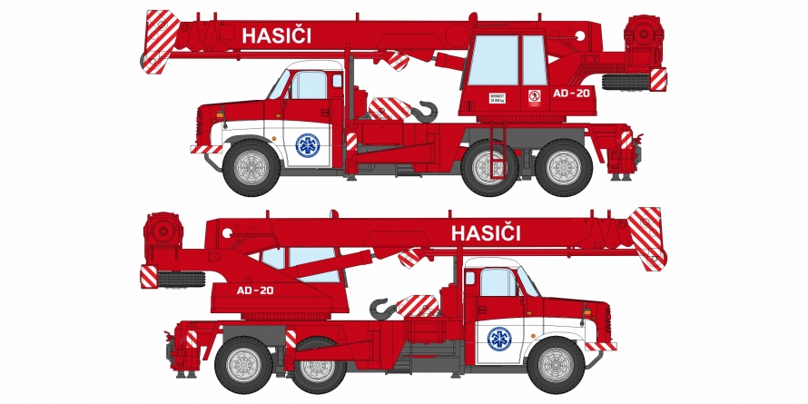 Tatra 148 AD-20 HASIČI Stavebnice