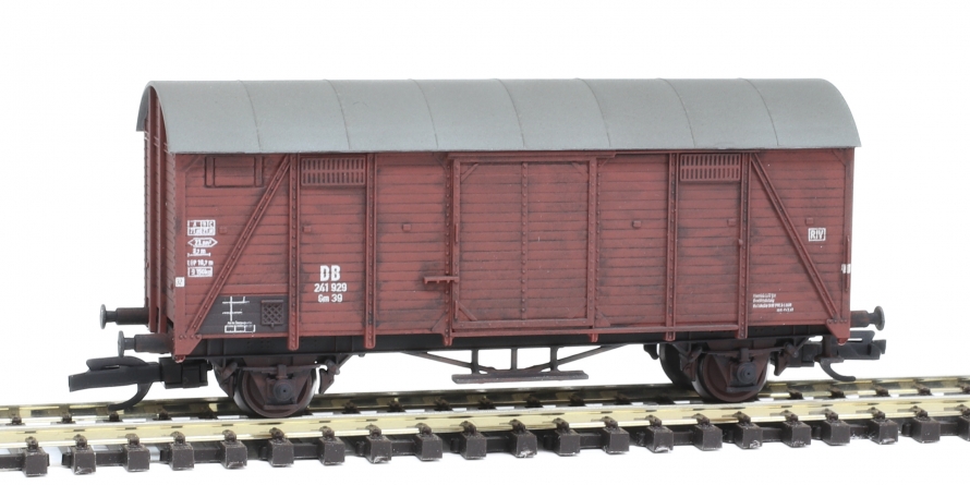 Krytý vůz GM 39 DB patinovaný