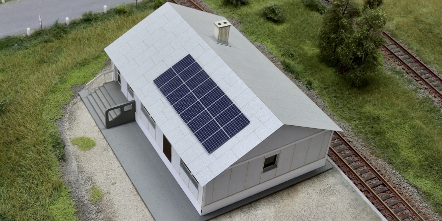 Solární panely menší H0